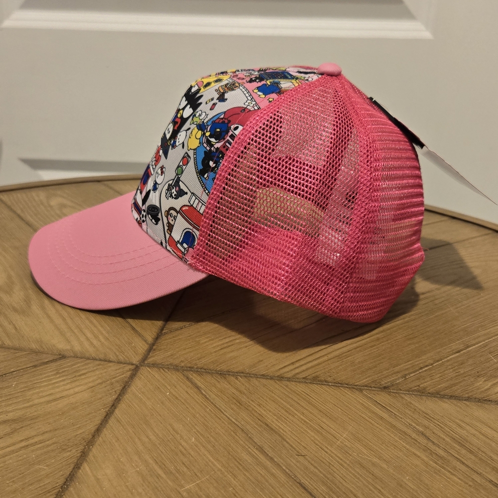 🩷Sanrio World Kawaii Trucker Hat by Hello Kitty and Friends (Pink) - Picture 5 of 11